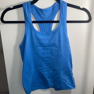 Lululemon pastel blue swiftly tank sz 2